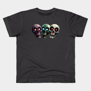 Spooky Scary Skulls - Supernatural Variant Kids T-Shirt